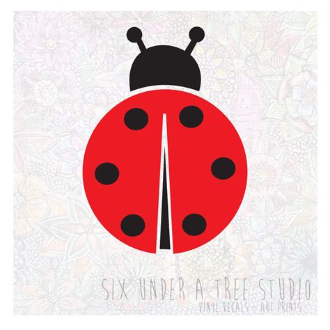 Ladybugs Wall Vinyl Decals Art Graphics Stickers