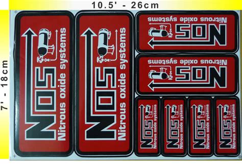 Nos Stickers Decal Bumper Stickers Decal