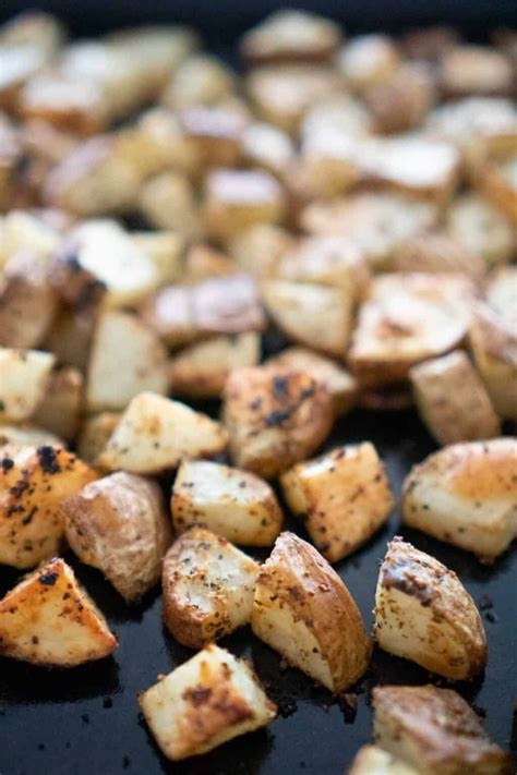 Roasted Russet Potatoes Are An Easy Inexpensive Side Dish Recipe That