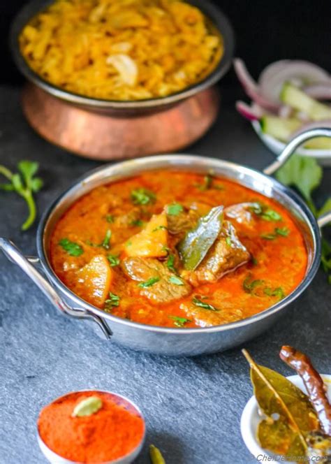 Lamb Rogan Josh Indian Kashmiri Muttonlamb Curry Recipe
