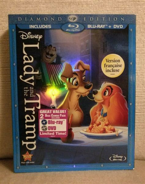Lady And The Tramp Blu Raydvd Diamond Edition Slipcover Authentic