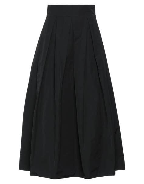 Nude Midi Skirts In Black ModeSens