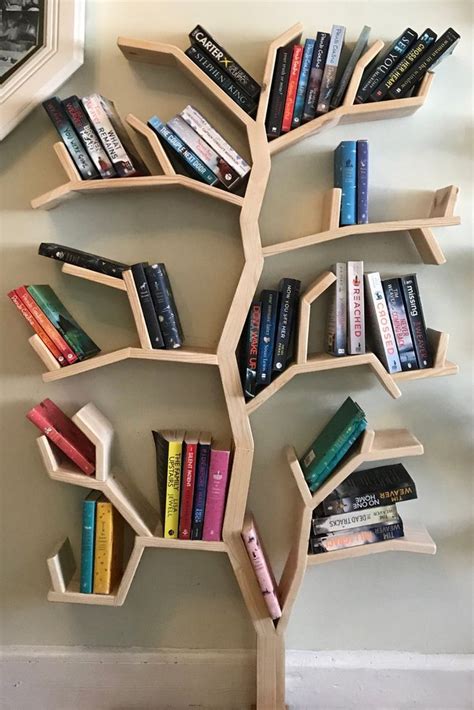 Tree Bookshelf Etsy In 2021 Tree Bookshelf Nursery Bookshelf