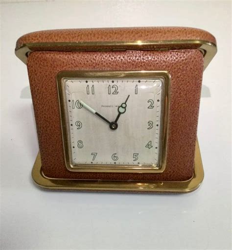Vintage Phinney Walker Travel Desk Clock Etsy