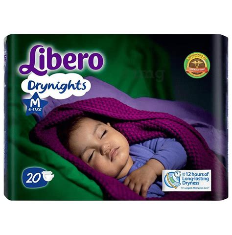 Libero Drynights Diaper Medium Buy Packet Of 200 Diapers At Best