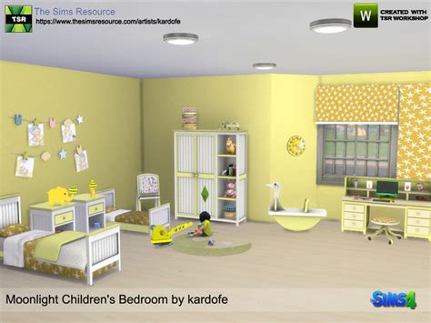 Sims 4 Ccs The Best Moonlight Childrens Bedroom By Kardofe