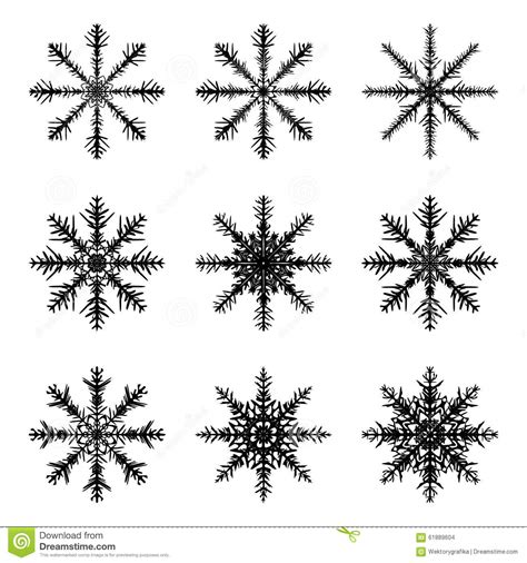 Snowflake Silhouette Icon Symbol Design Winter