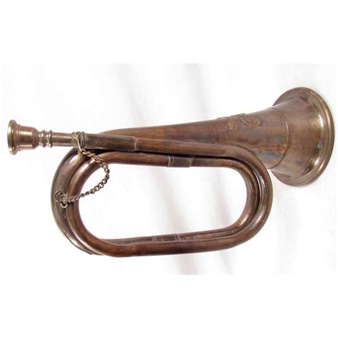 Csa 7th Cavalry Copper Brass Bugle