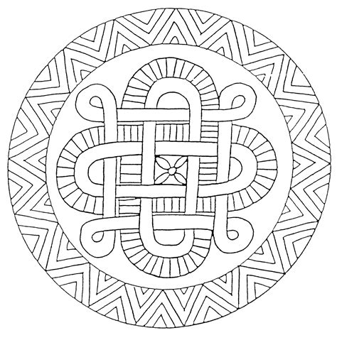 Tu trouveras dans cette rubrique des dizaines de coloriages mandalas à imprimer, des coloriages en ligne. coloriage mandala 6eme