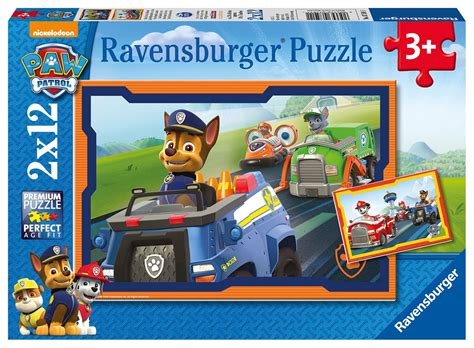 Ravensburger 2x12 Piece Puzzles Paw Patrol In Action Buy Online In