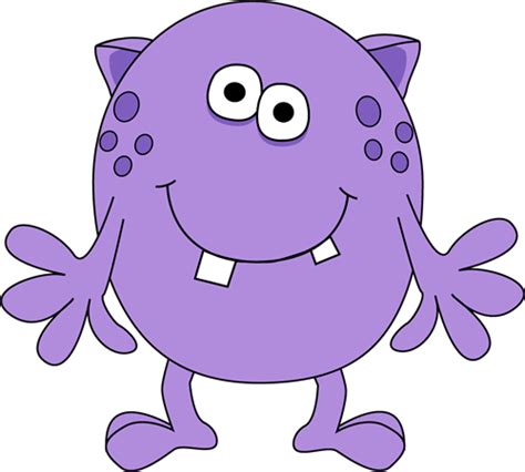 Funny Purple Monster Clip Art - Funny Purple Monster Image | Monster quilt, Monster, Clip art