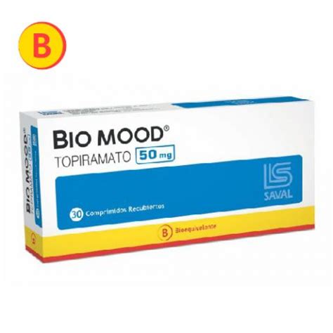 Bio Mood Topiramato 50 Mg X 30 Comprimidos Recubiertos FaltasYa