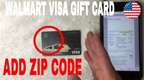 How To Register Zip Code On Walmart Visa Gift Card YouTube