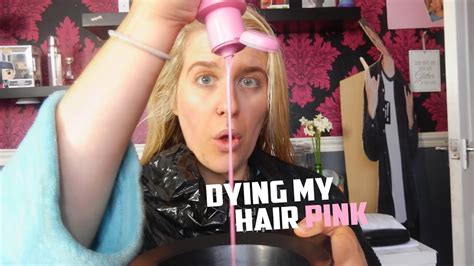 dying my hair pink crazy colour does it work youtube