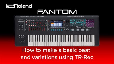 Roland Fantom How To Sequence Drums Using Pattern Sequencer And Edit