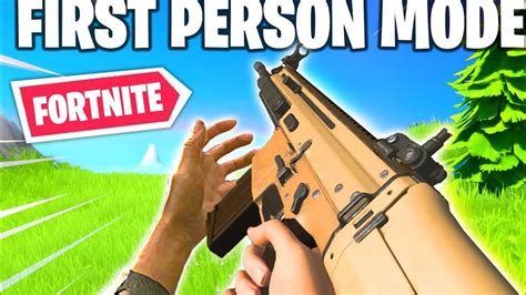 Fortnite How To Get First Person Youtube