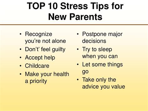 Ppt Stress Management For Parents Powerpoint