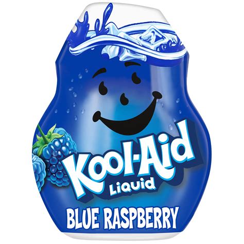 Kool Aid Liquid Blue Raspberry Artificially Flavored Soft Drink Mix 1