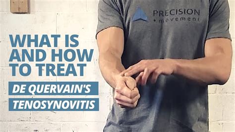 Techniques For De Quervain S Tenosynovitis To Relieve Wrist Thumb