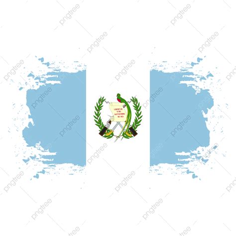 Guatemala Flag Vector Png Images Guatemala Flag In Brush Stroke Free