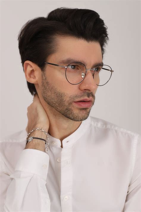 nice and stylish unisex metal round glasses frames with fake or prescription lenses frame