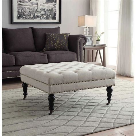 Linon home décor is a family owned and operated company that has been in business over 50 years. Linon Home Decor Isabelle Natural Accent Ottoman ...