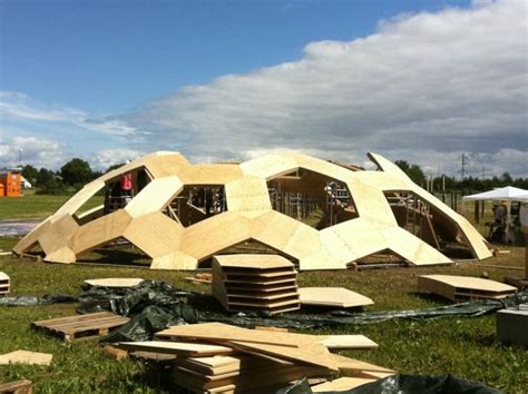 The Roskildes Beautiful Geodesic Dome Looks Like A Tortoise In A Field