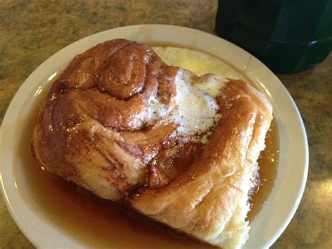 Texas Sized Cinnamon Roll Delicious And Fluffy Yelp