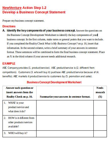 Concept notes should be submitted within the standard form, below. FREE 26+ Concept Statement Examples & Samples in PDF ...
