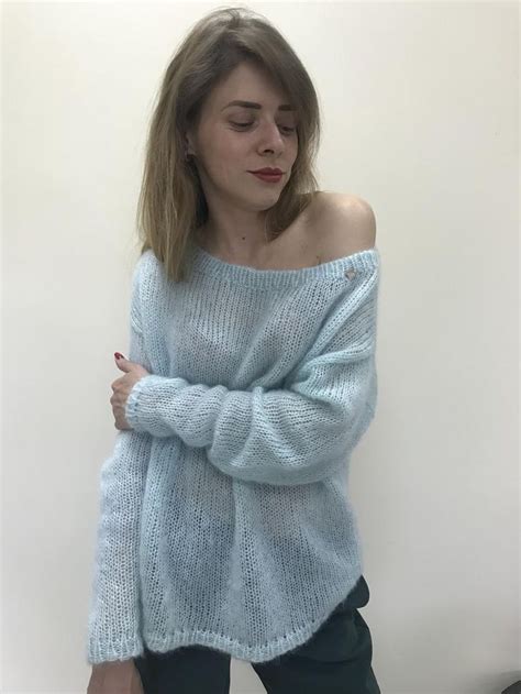 Weiche Mohair Pullover Strickpullover Elegante Pullover Etsy Mohair