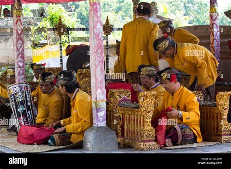 Indonesia Bali Gamelan Is Traditional Indonesian Ensemble Music Made