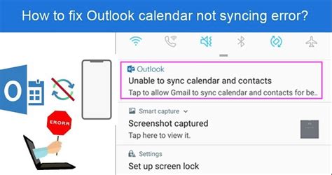 Solutions To Fix Outlook Not Syncing Error