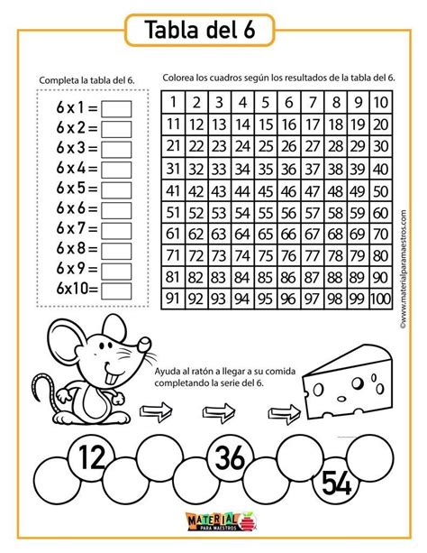 La Tabla Del 3 Para Niños Ejercicios Teaching Math Math For Kids