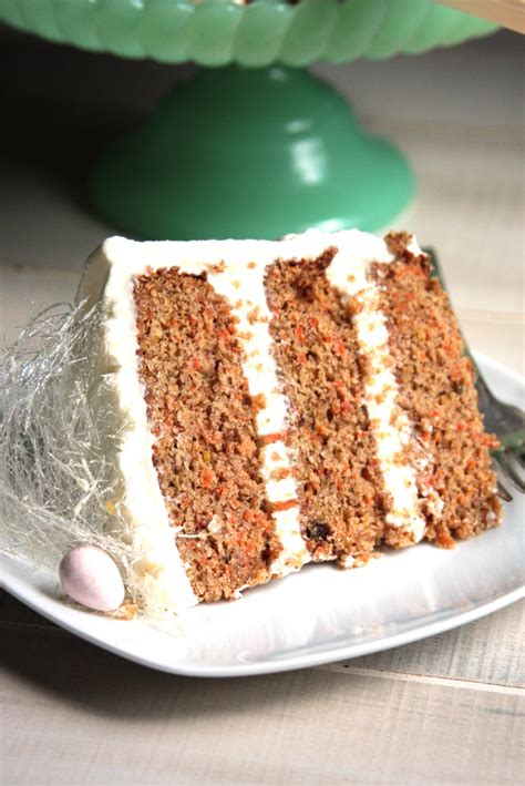 Easter Carrot Cake With Spun Sugar Nest The Speckled Door
