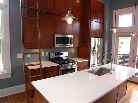 But this idea can be a little limiting. Kitchen, showing double stack, 11' tall cabinets | Tall cabinet, Kitchen, Cabinet