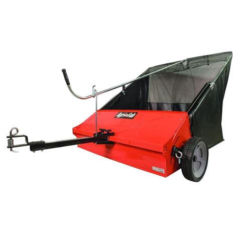 Agri Fab 44 In 25 Cu Ft Tow Behind Lawn Sweeper 45 0492 The Home Depot