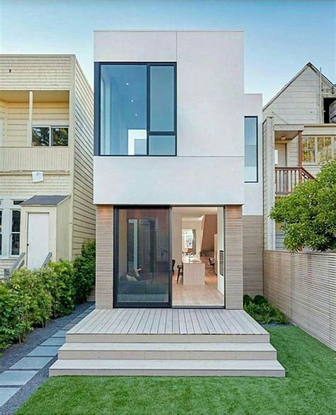 38 Awesome Small Contemporary House Designs Ideas To Try Narrow House