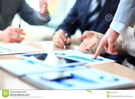 Business People Meeting To Discuss Stock Photo - Image: 35447400