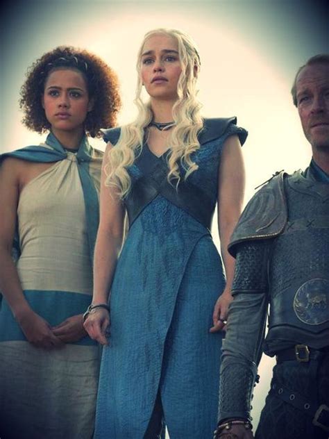 Daenerys Targaryen Blue Dresses Season 2 And 3 Daenerys