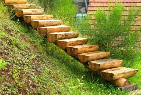 Steep Hill Stairs Idea Steep Hill Landscaping Garden Stairs Exterior Stairs