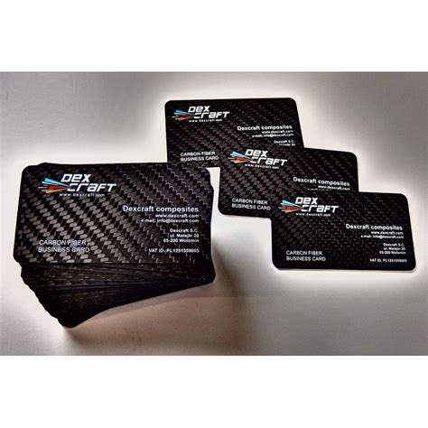 No matter where you work and what your title is you can get business cards to hand out to potential clients and customers when. Carbon fiber business cards - 50 items, single side ...