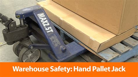 Make sure the forks are positioned completely under the pallet. Warehouse: Hand Pallet Jack - Safety Training Video - YouTube