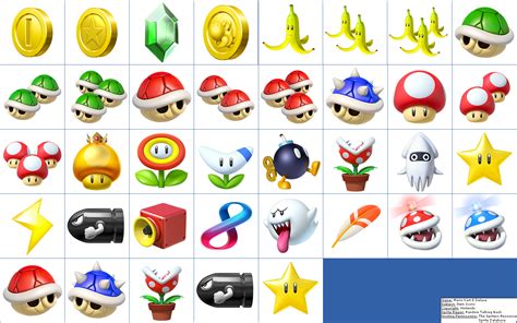 The Spriters Resource Full Sheet View Mario Kart Ds F