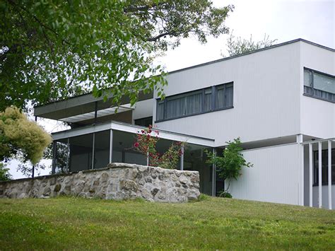 Bauhaus is taken from two german words: a+t - Walter Gropius. Gropius House. Lincoln, Mass. 1938