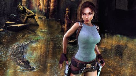 Tomb Raider Lara Croft Video Game Girls Big Boobs Video Game Art Video Games Hd Wallpaper