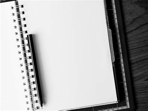 Download and use 4,000+ blank stock photos for free. White blank notebook with black ballpoint pen HD wallpaper ...