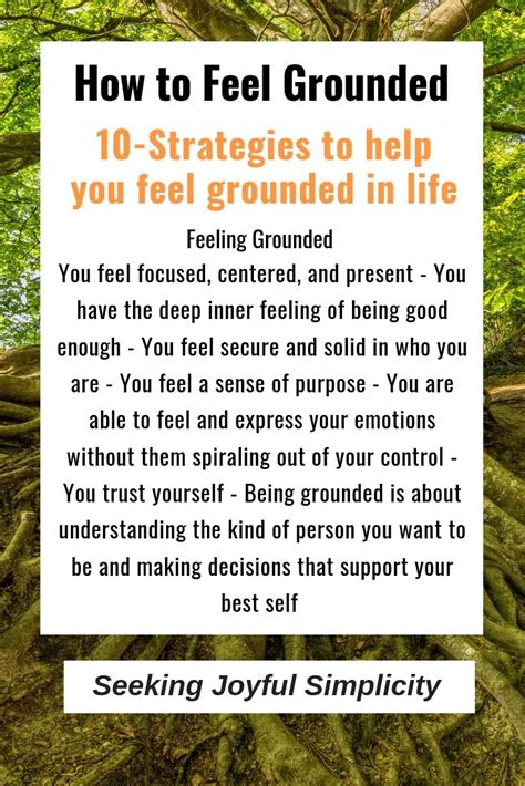 How To Feel Grounded In Life