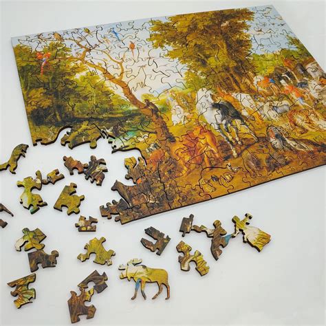 Wooden Jigsaw Puzzles Valentines Day T Adult Etsy