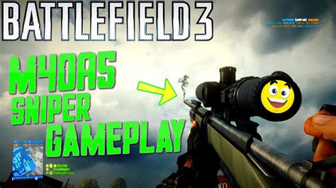 Battlefield 3 M40a5 Sniping Gameplay Pc Maxed Out Settings【true