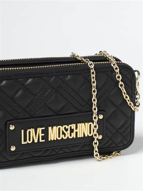 Love Moschino Wallet On Chain Bag Black Love Moschino Mini Bag